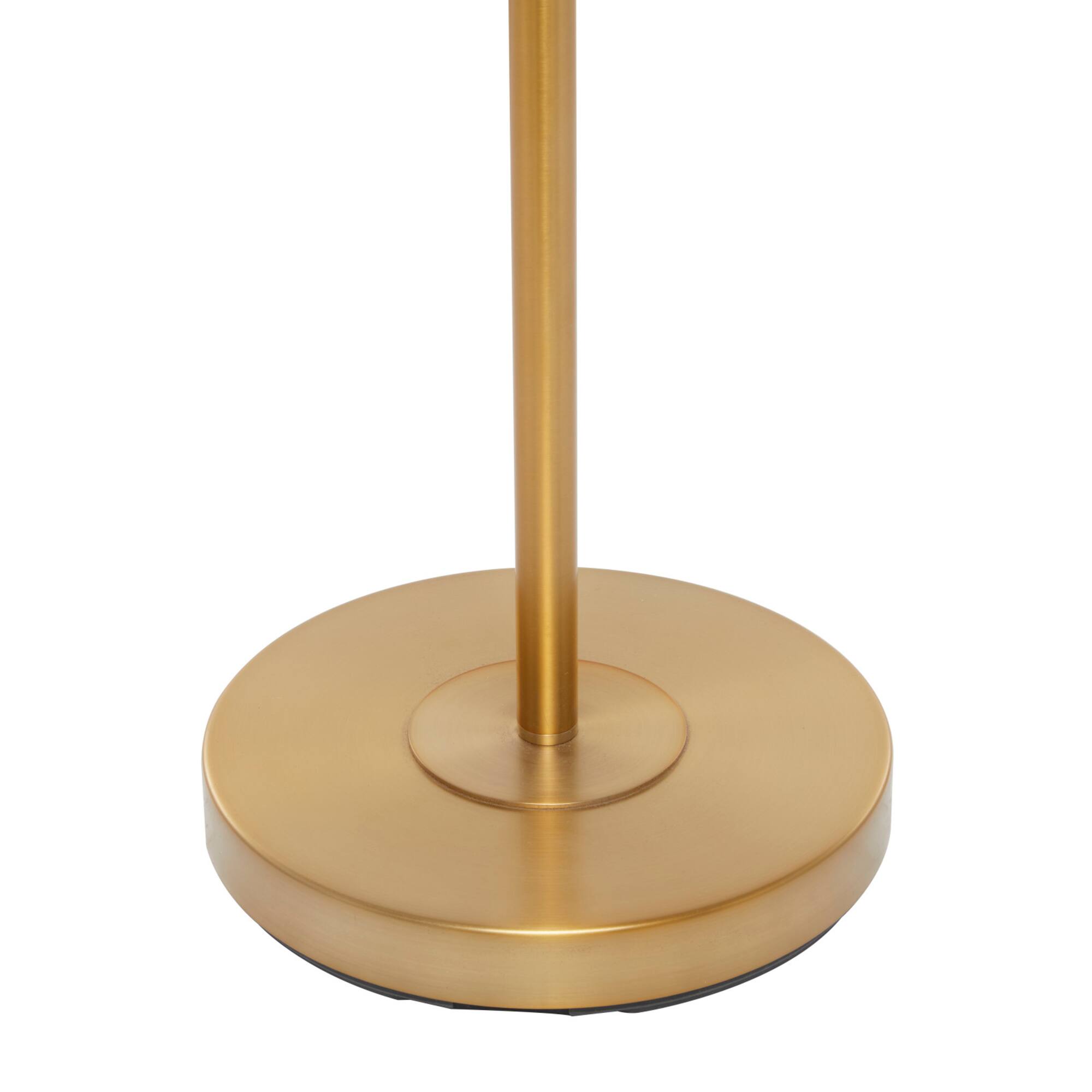 Blue Velvet Transitional Floor Lamp, 69" x 18" x 18"